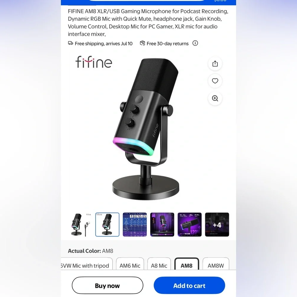 Brand New- Fifine AM8 Dynamic microphone